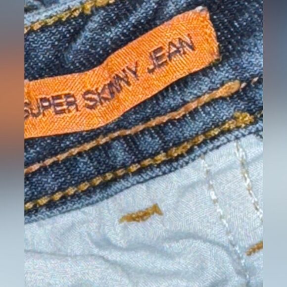 Tory Burch Straight Leg Blue Jeans with spike studding embellishments - Picture 9 of 9